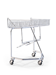Carrinho de Compras Cadeirante (com acoplamento a cadeira de rodas)