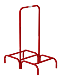 Suporte Duplo para Cestas de Compras